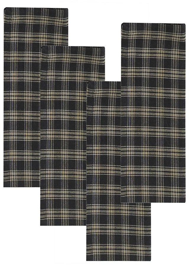 Park Designs Sturbridge Kitchen Black Napkin - Image 3