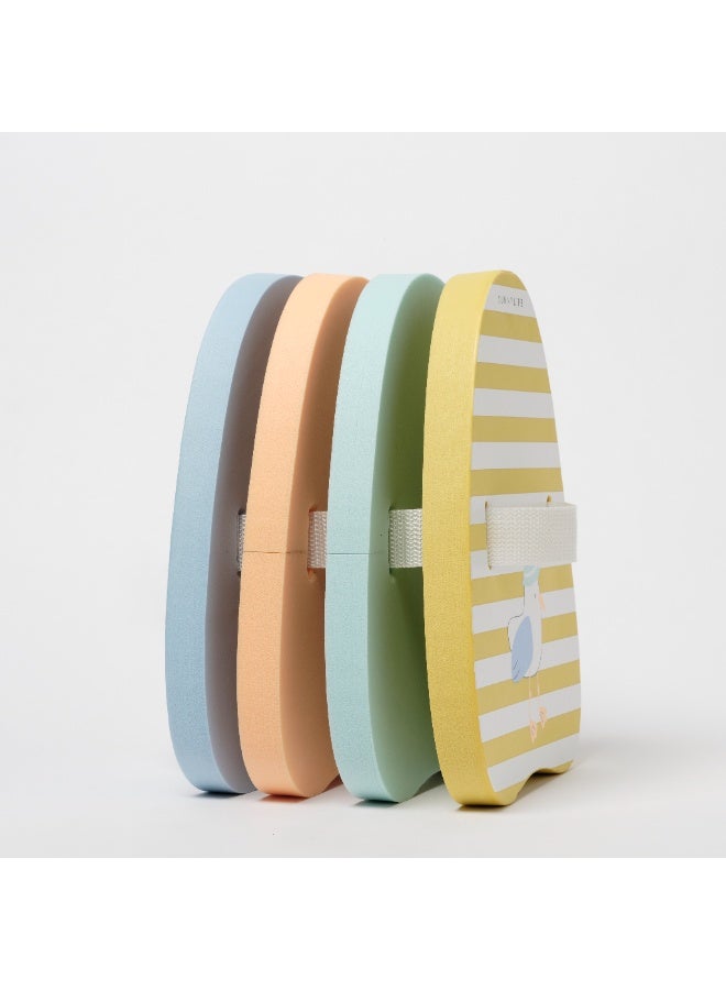 SUNNY LIFE Bubble Back Float – Sid the Seagull Mustard Stripe | Kids Swimming Trainer Float | Adjustable, Safe & Fun for Learn-to-Swim - Image 2