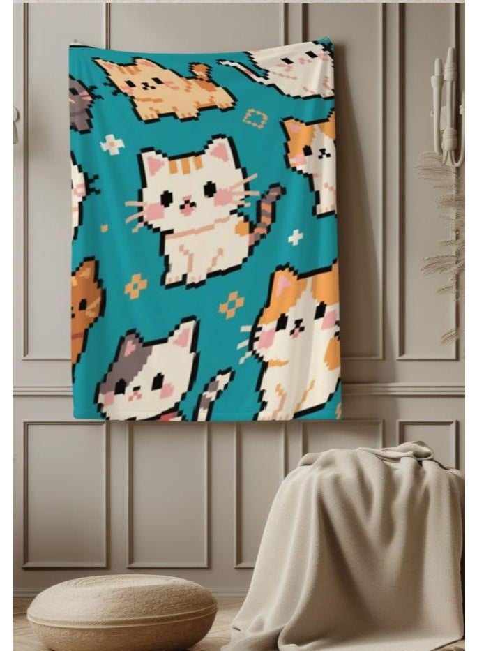 general Baby and children's cartoon flannel thin blanket (warm and comfortable, suitable for sleep, game use) 70cm*100cm - 609 - Image 3