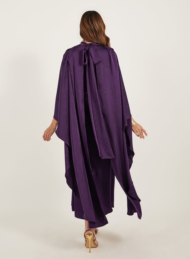 ستايلي فستان ساتان بلمسة ساتان - Image 5