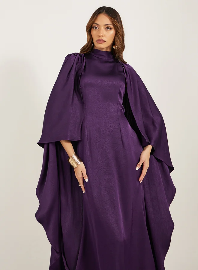 Styli  Satin Overlay Dress for Women | Best Price UAE