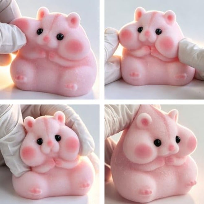 Handmade Taba Squishy Hamster Toy - Cute Stress Relief Gift for Adults &  Kids - Image 4