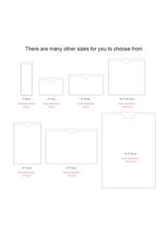 Excefore Self-Adhesive Pocket, 8 pcs Card Plastic Pocket Holder, for Labelling and Identifying Boxes, Folders, and Documents (Inner Size:14.8 * 21cm)  - Image 5