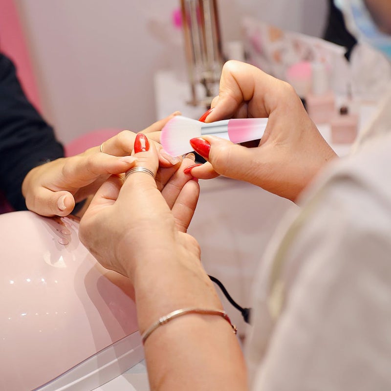 💄 فرش تنظيف الأظافر المحمولة بمقبض مقاوم للتآكل - Image 5