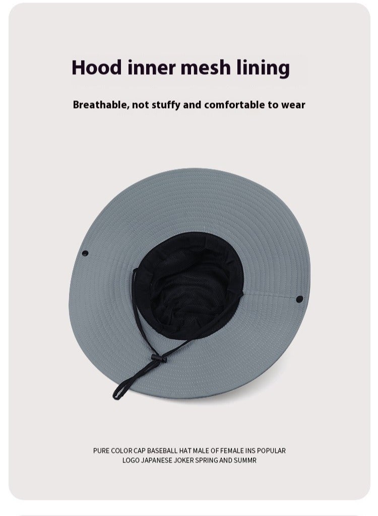 Super Wide Brim Sun Hats, Bucket Hat for Fishing Hiking Garden,Waterproof Sun Hat Wide Brim Bucket Hat UV Protection Boonie Hat,Mountaineering Cap - Image 4