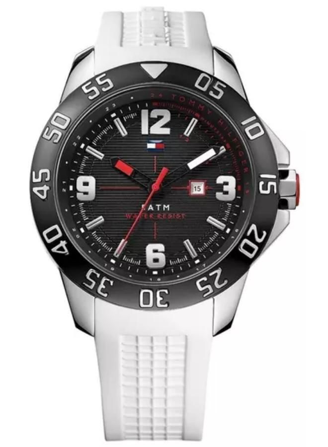 TOMMY HILFIGER Tommy Hilfiger Silicone Analog Watch 1790986 + Tommy Wallet  - Image 2