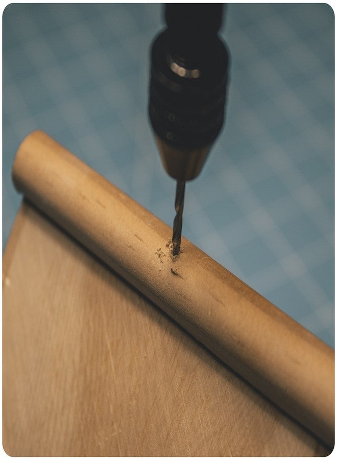 باستكس مثقاب يدوي دقيق من باستكس مزود برؤوس لولبية - مجموعة من ١١ قطعة. مثالي للنماذج والهوايات. - Image 5