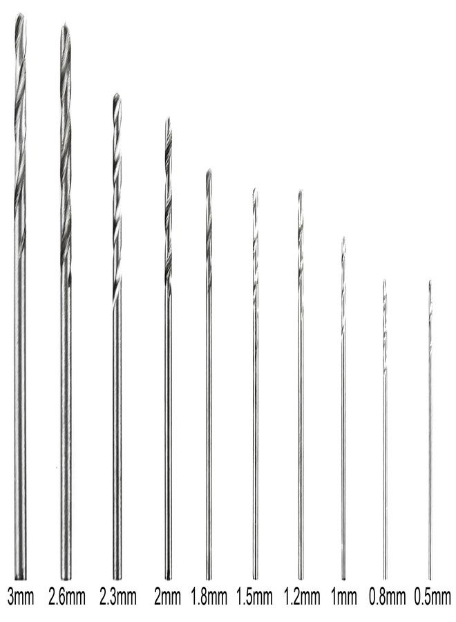 باستكس مثقاب يدوي دقيق من باستكس مزود برؤوس لولبية - مجموعة من ١١ قطعة. مثالي للنماذج والهوايات. - Image 3