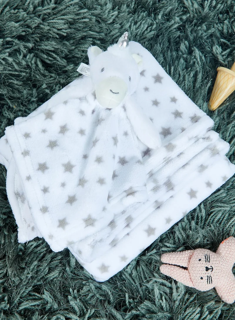 Snuggles Unicorn Comforter And Blanket