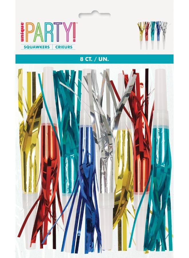 Unique Foil Fringe Party Blowouts - Image 3