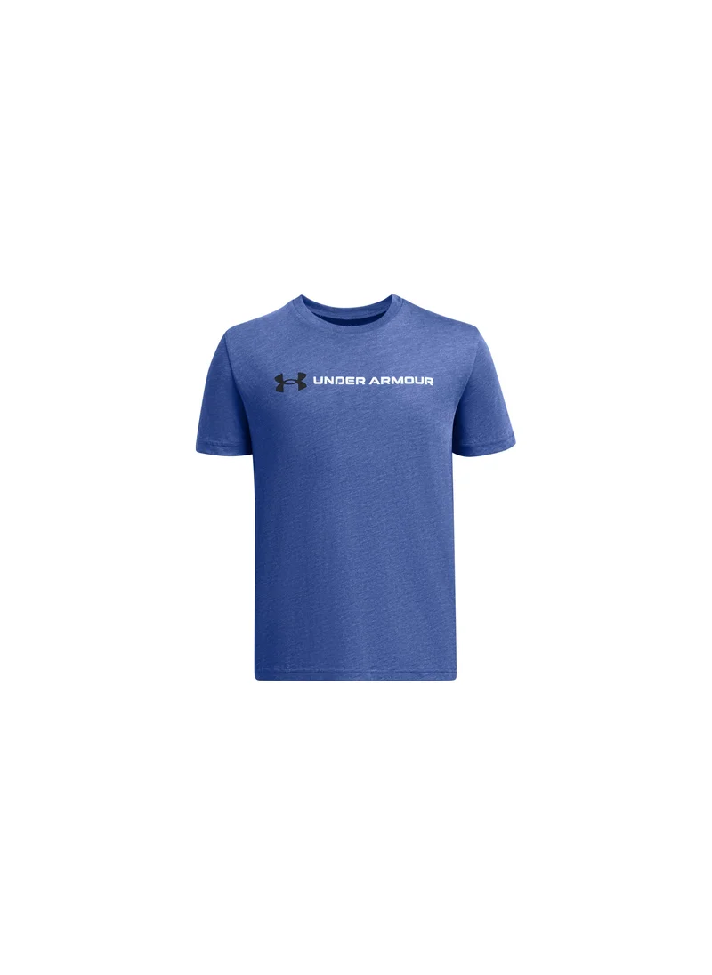 UNDER ARMOUR Boys' Wordmark Logo Short Sleeve T-shirt