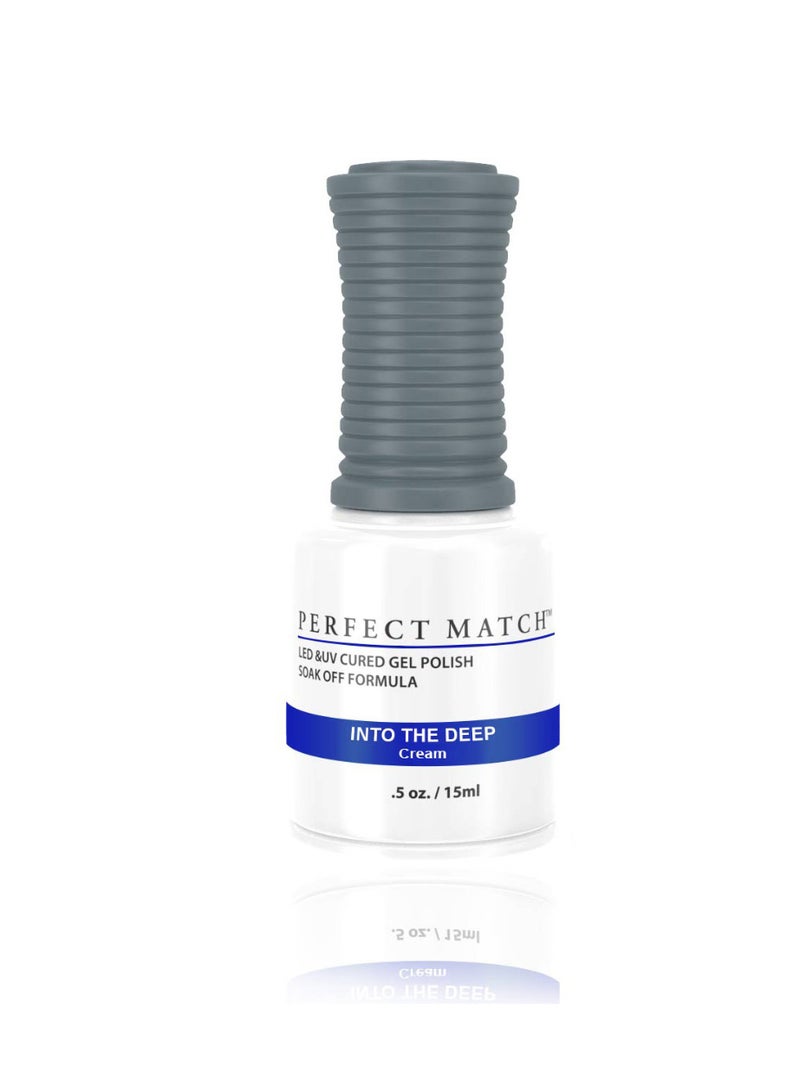 Lechat Perfect Match Gel Nail Polish 15ml Soak Off Long Lasting High Shine UV LED Gel Non Toxic Easy Application Wide Color Range for Manicure and Pedicure Into the Deep PMS156 - Image 1