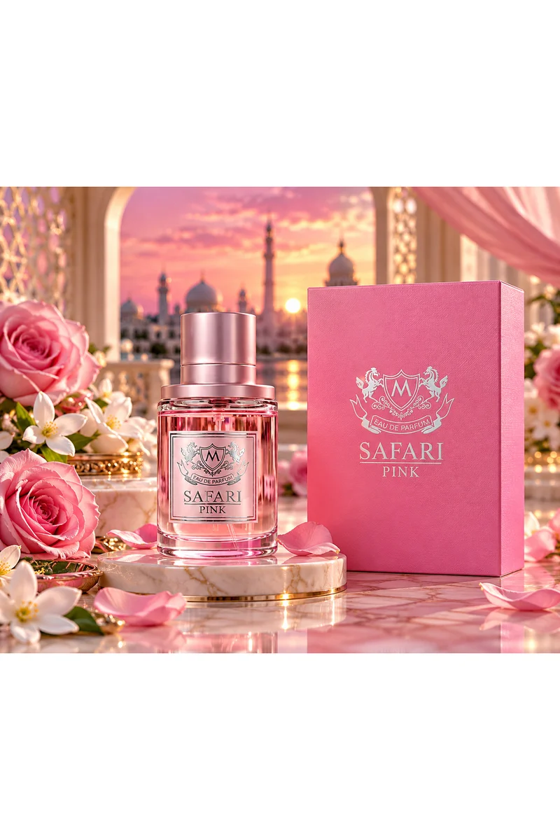 محبوب للعطور Safari Pink Eau De Parfum 100ml | Elegant & Feminine Fragrance