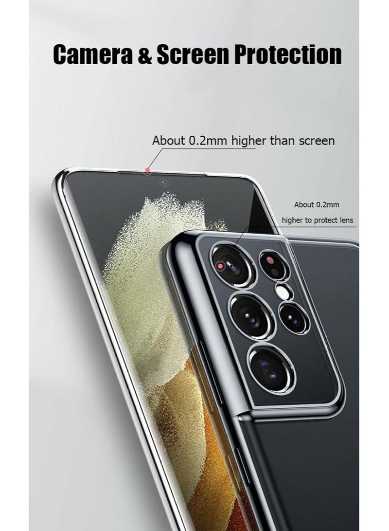 ELTRAZONE Case Compatible with Samsung Galaxy S22 Plus , Crystal-Clear Shockproof Thin Silicone Case, - Image 3