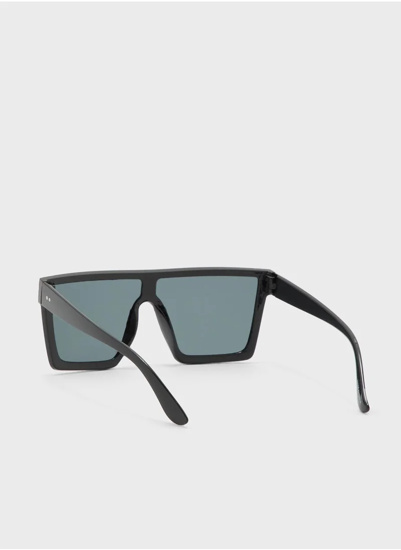 Seventy Five Square Oversize Sunglasses