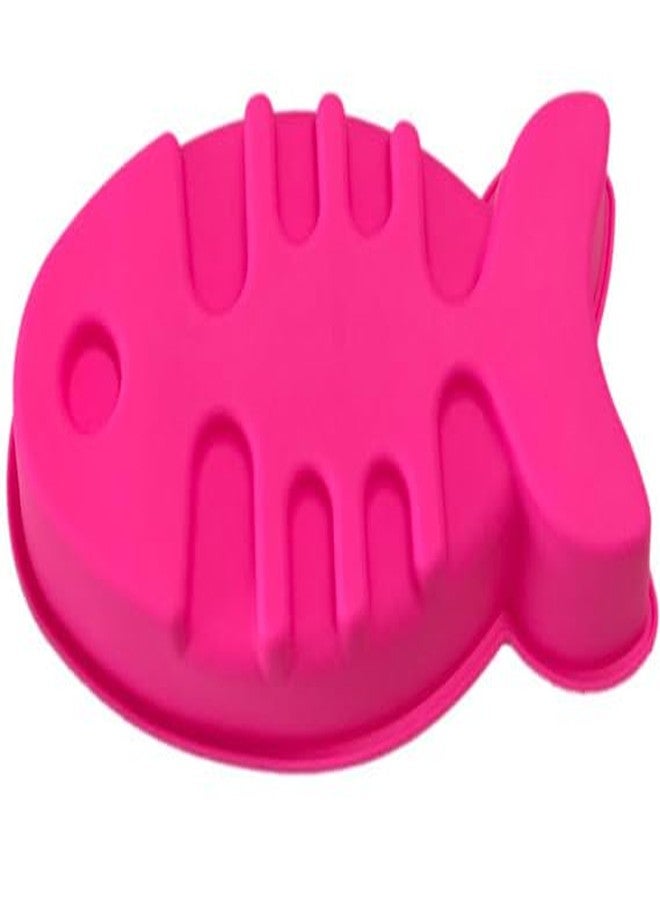 wotoy 11 inch Silicone Fish Pan Baking Cake Mold for Birthday - Image 1