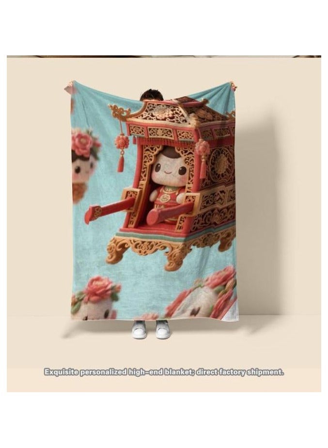 general Flannel thin blanket (warm and comfortable, suitable for sleep, gaming, dust removal and sandproof) 150cm*200cm - 15 - Image 4