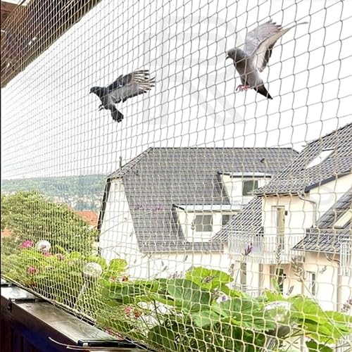 RK Trends Bird Net/Anti Bird Net/Pigeon Net/Garden Net/Bird Control Net UV Stabilised HDPE Monofilament Netting Solution (White, 10 x 50). - Image 2
