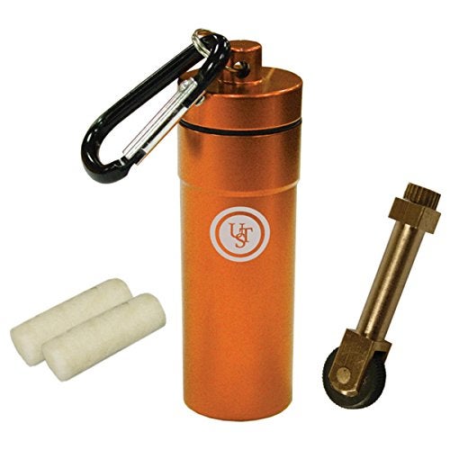 ust Stoke Kit with Micro SparkWheel Fire Starter and Two Light-Me Tinder Pieces in the Waterproof Compact BASE Case Great for Camping, Backpacking, Outdoor Survival - Image 5