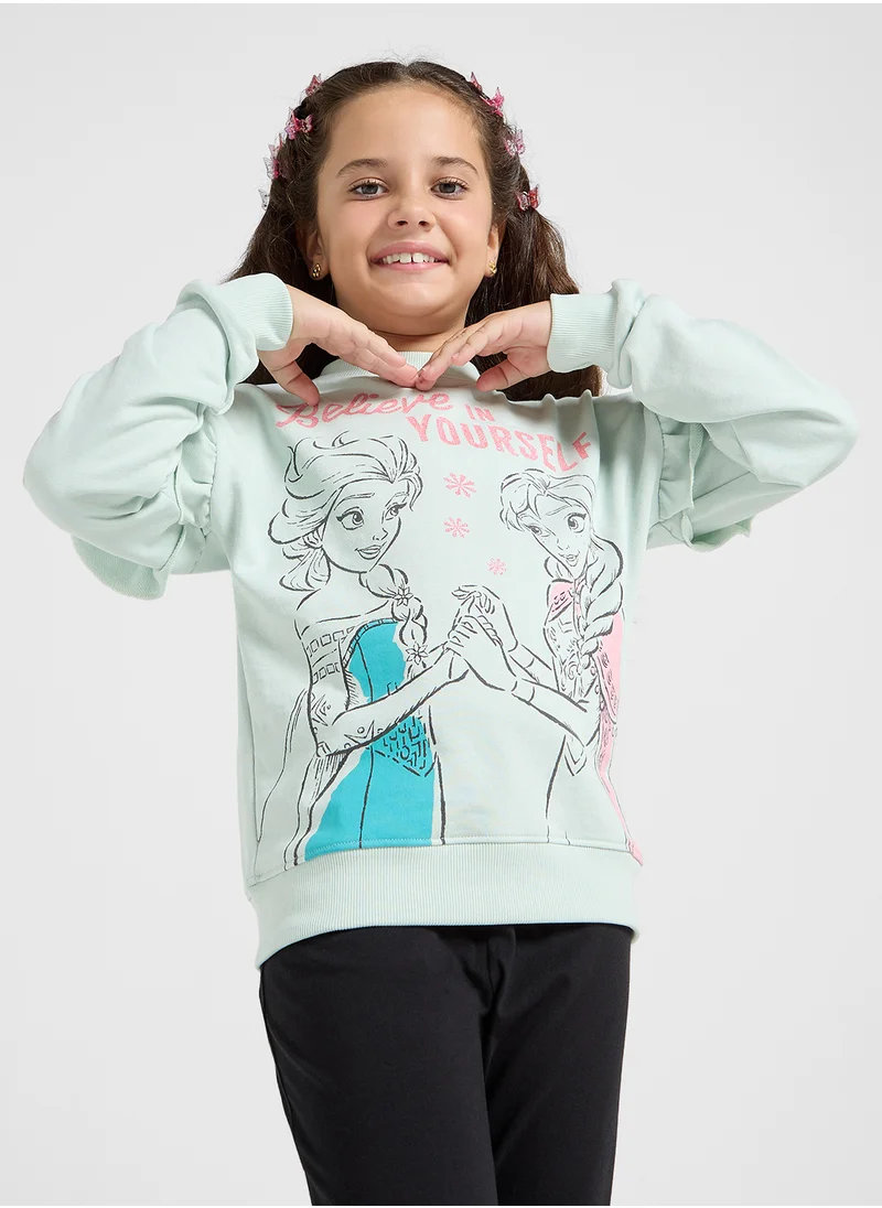 Disney Frozen Graphic Sweat Shirt