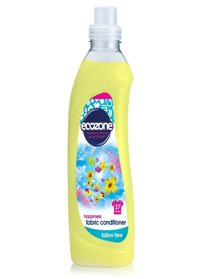 Ecozone Fabric Conditioner, Happiness, 1000ml, Concentrated Formula, Tallow Free, 37 Washes - Image 1
