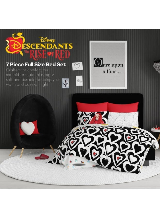 Franco Franco Collectibles Disney Descendants 4 Bedding 7 Piece Super Soft Comforter and Sheet Set with Sham, Full, (Officially Licensed Product) - Image 4