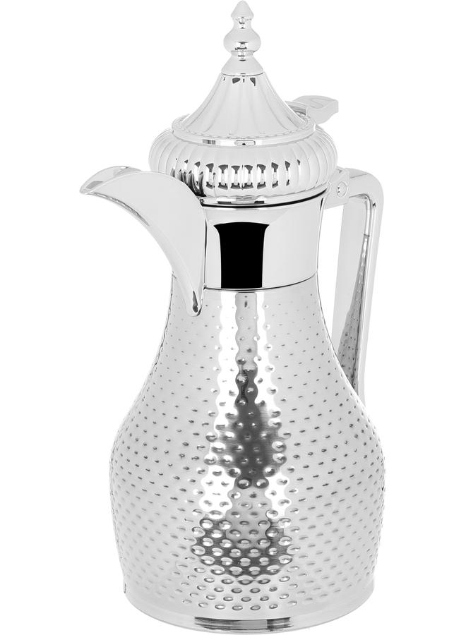 Alsaif Tamim Steel Dallah 1 Liter Pressure Silver - Image 3
