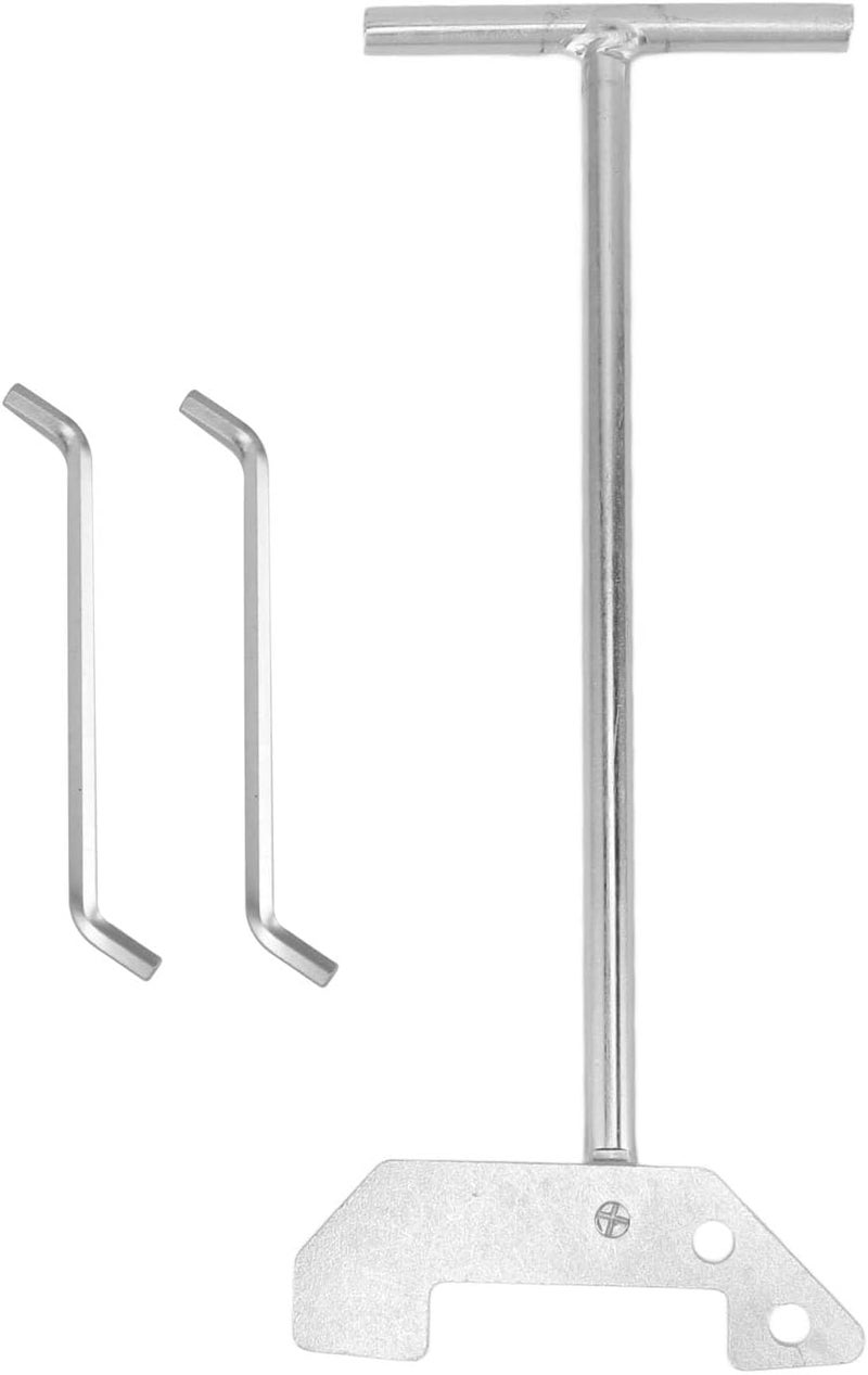 3 Pcs Garbage Disposer Unjamming Wrench, Garbage Disposal Release Wrench Set, Heavy Duty Stainless Steel Sink Unjamming Tool with 2 Hex Wrenches, for Quick Cleanup of Clogs from Ab - Image 1