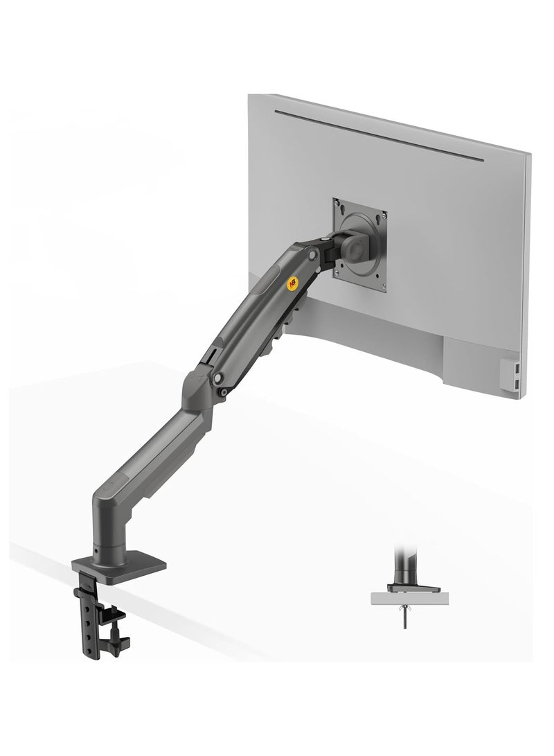 NB ERGONOMIC Adjustable Monitor Stand NB F80 – Gas Spring Arm with 360° Flexibility, Supports 17-30 Inch Screens, Strong Mount, Desktop Elevated Rack Desktop Lifting Rotary Rack Ideal for Offices and Gaming - Image 3