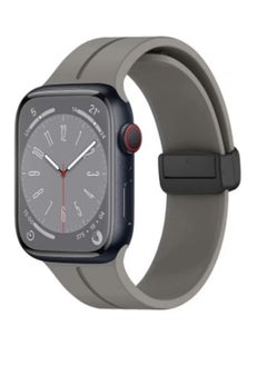 Magnetic for Apple Watch Band 49mm 45mm 44mm 42mm Women men,Silicone Sport Strap Replacement WristBands for Apple Watch Series 9/ultra 2/8/ultra/7/SE/SE 2nd/6/5/4/3/2/1,iWatch Bands