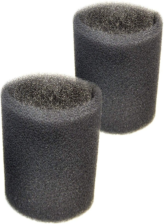 HQRP 2 Foam Filter Sleeves for Shop-Vac 2010, 2010A, 2015, 2015A, 2E150, 2E200, 3150, 3200, 3225, 3332, 3332.5A, 3332.5B, 3333.5, 3333.OH, 3334 Wet Dry Vacuums - Image 1
