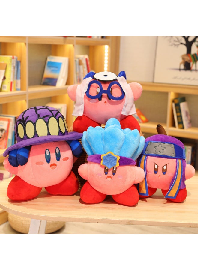 Cartoon Crossdressing Star Kabi Doll Ninja Detective Star Kabi Plush Toy Anime Peripheral Doll-Color:Clown Yellow Blue-Height:Medium - Image 2