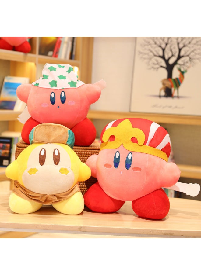 Cartoon Crossdressing Star Kabi Doll Ninja Detective Star Kabi Plush Toy Anime Peripheral Doll-Color:Clown Yellow Blue-Height:Medium - Image 4