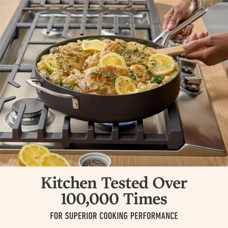 CalphalonÂ® Hard-Anodized Nonstick 5-Qt. SautÃ© Pan with Lid - Image 2