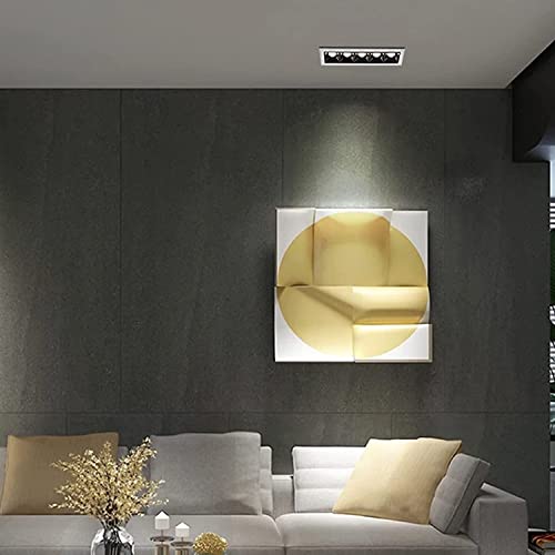 Harold Electricals Metal 10W Linear Laser Blade Concealed COB Spotlight | Recessed LED Downlight For Indoor Lighting, Office, Home, Showroom, Studio - Pack Of 1 (Warm White Light) - Image 2