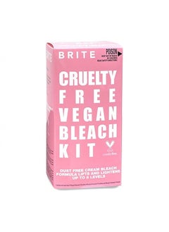 Brite Bleach Kit - Ammonia-Free Formula Lifts & Lightens Up To 8 Shades - Includes Developing Cream, Lightening Cream, Hair Mask & Gloves, Vegan & Cruelty-Free  - Image 1