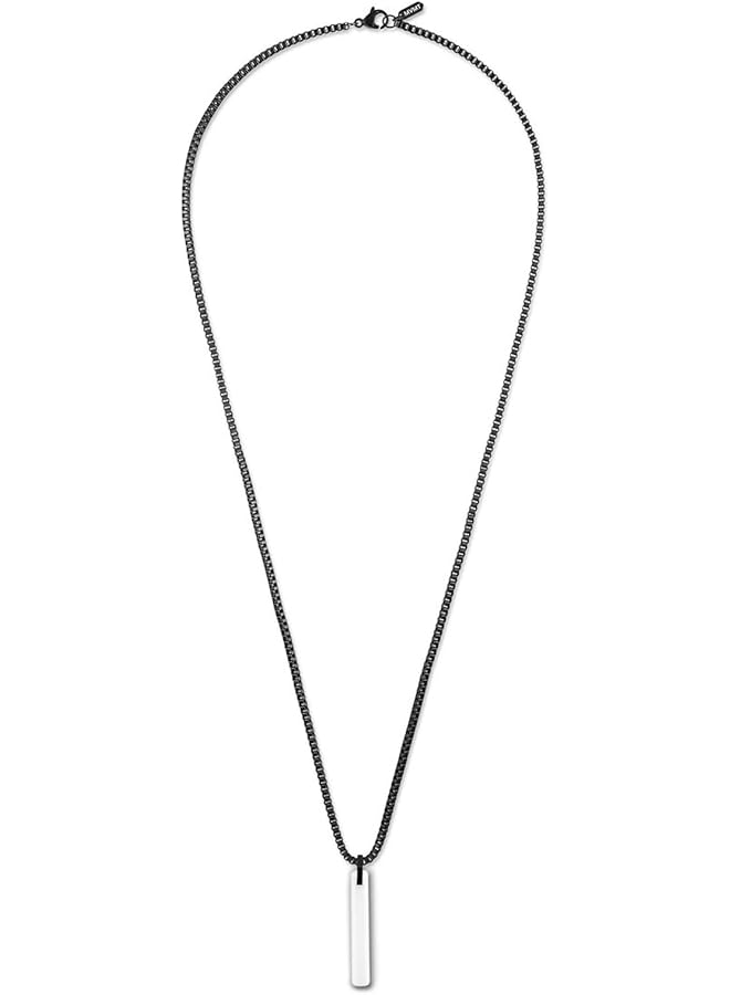 ام في ام تي قلادة سيراميك من الفولاذ المقاوم للصدأ للرجال، سوداء، مقاس واحد 28200206 - Image 1