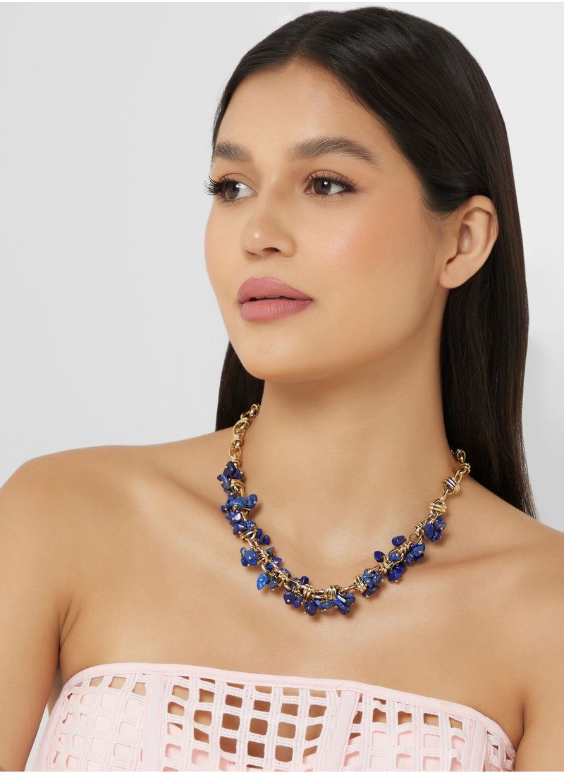GUESS - Lapis Drop Earrings - Image 1