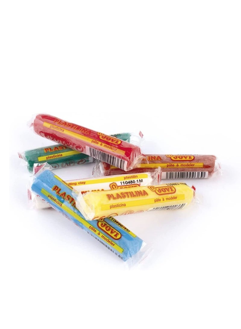JOVI 10-Piece Plastilina Modelling Clay Multicolour - Image 2