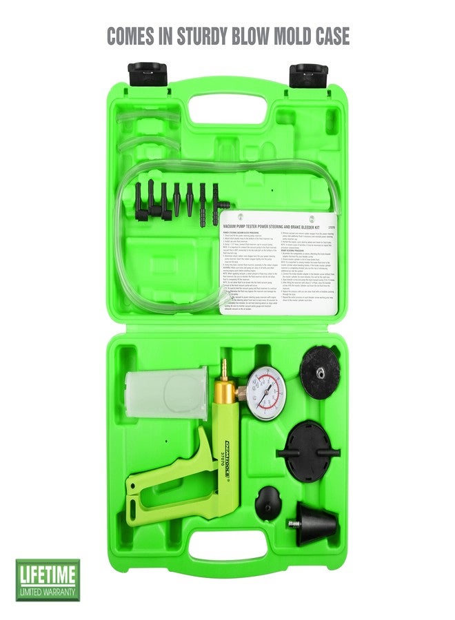 أو إي إم تولز مجموعة أدوات OEMTOOLS 37070 لفحص مستوى سائل الفرامل، ومضخة التوجيه، ومضخة التفريغ، وجهاز فحص مستوى سائل الفرامل، وجهاز اختبار التفريغ، ومجموعة تصريف سائل الفرامل، ومضخة التفريغ - Image 2
