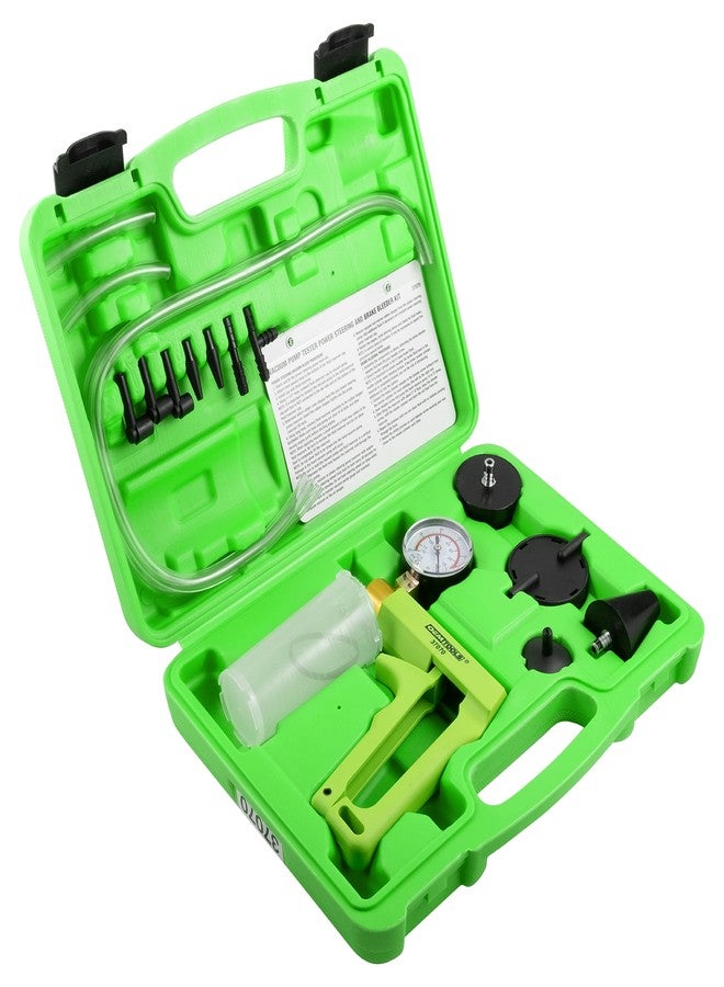 أو إي إم تولز مجموعة أدوات OEMTOOLS 37070 لفحص مستوى سائل الفرامل، ومضخة التوجيه، ومضخة التفريغ، وجهاز فحص مستوى سائل الفرامل، وجهاز اختبار التفريغ، ومجموعة تصريف سائل الفرامل، ومضخة التفريغ - Image 3
