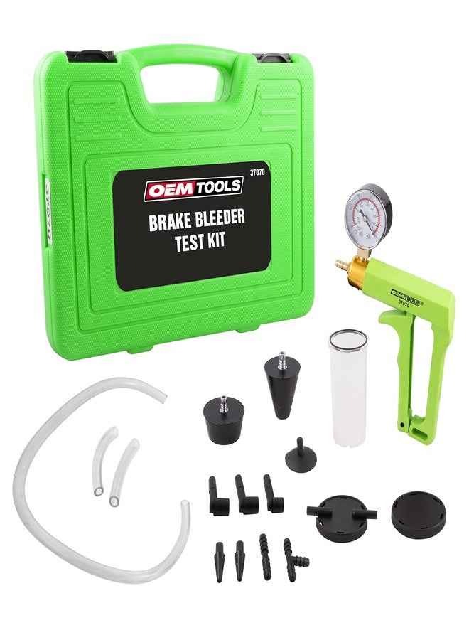 أو إي إم تولز مجموعة أدوات OEMTOOLS 37070 لفحص مستوى سائل الفرامل، ومضخة التوجيه، ومضخة التفريغ، وجهاز فحص مستوى سائل الفرامل، وجهاز اختبار التفريغ، ومجموعة تصريف سائل الفرامل، ومضخة التفريغ - Image 1