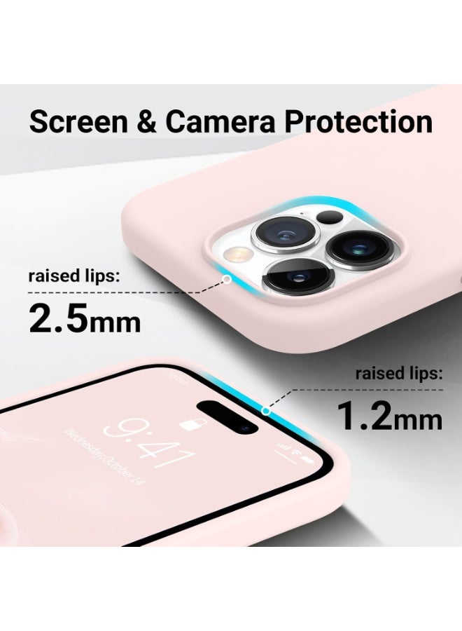 iPhone 15 Pro Case Cover Liquid Silicone Silky-Soft Touch Full-Body Protective Case with Microfiber Lining Cover For iPhone 15 Pro 6.1-inch - Image 3