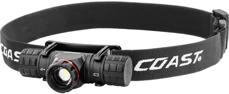 Coast XPH25R 410 Lumen USB RECHARGEABLEDUAL POWER LED Headlamp with PURE BEAM TWIST FOCUS and Magnetic Base - Image 2