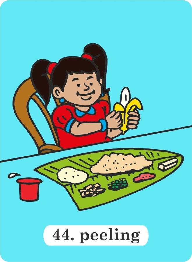 Brainy Bug Resources موارد Brainy Bug: كلمات حركية متقدمة مع ميزة الصوت عبر التطبيق | 104 بطاقة تعليمية صوتية | الصوت باللغات الهندية والإنجليزية والبنجابية والتاميلية والكانادية والتيلوجوية | الإنجليزية المنطوقة - Image 5