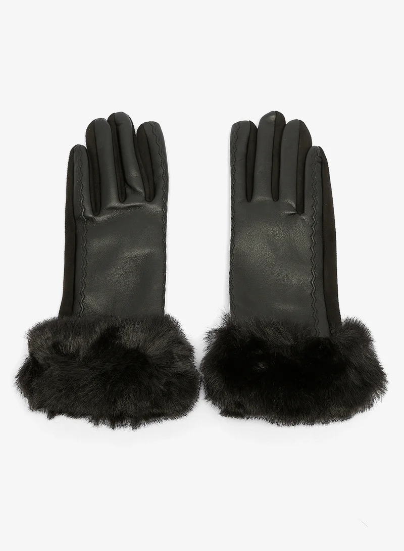 ELLA PU Leather Gloves