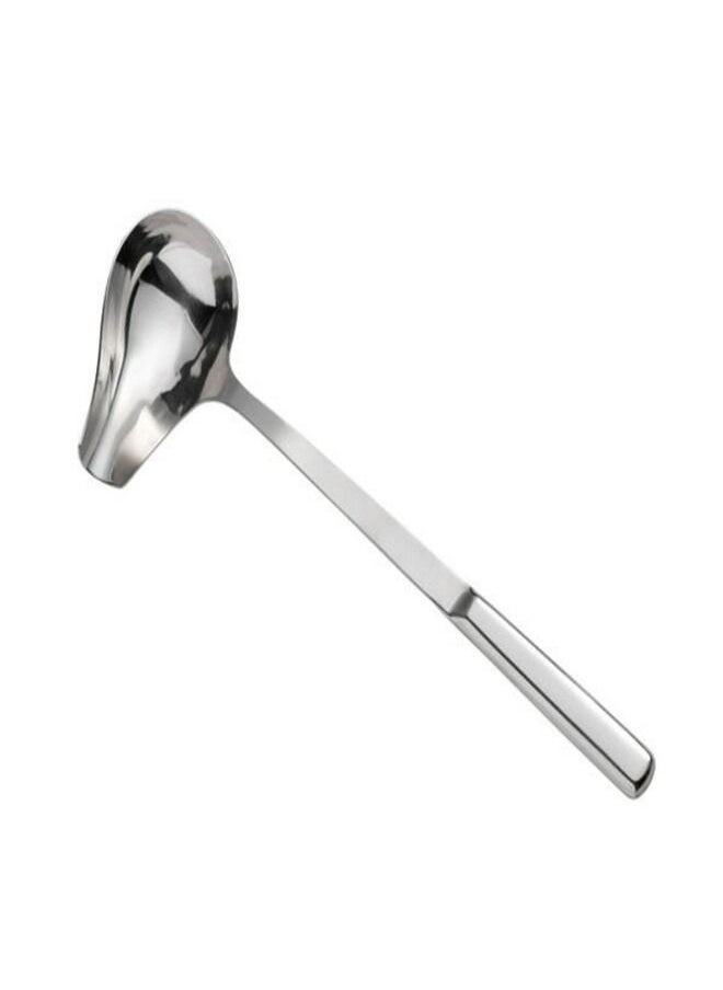 Winco 12 1/2″ 1-Piece 2 oz. Serving Spout Ladle with Hollow Handle / Winco 