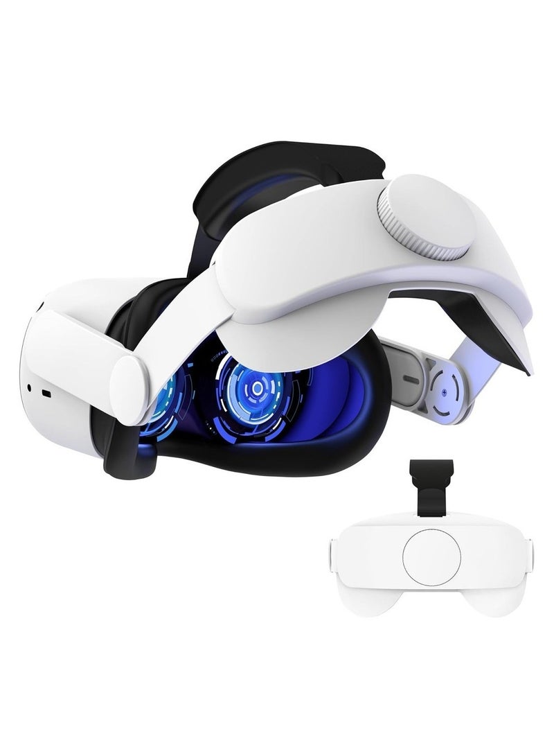 Compatible With Oculus Quest 3 Head Strap VR Accessories Replacement For Quest 3 Comfort Soft Headband Adjustable Size Elite Strap - Image 1