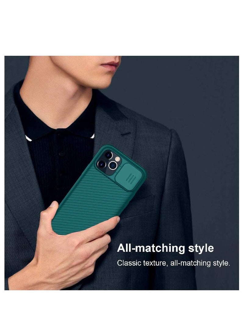 Nillkin CamShield Case with Slide Camera Cover Compatible with iPhone 13 Pro Max Green  - Image 4