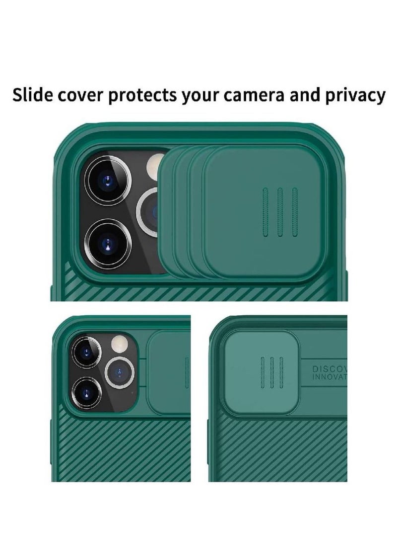 Nillkin CamShield Case with Slide Camera Cover Compatible with iPhone 13 Pro Max Green  - Image 2